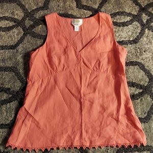 Sleeveless dressy top